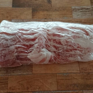 豚バラ肉の冷凍保存